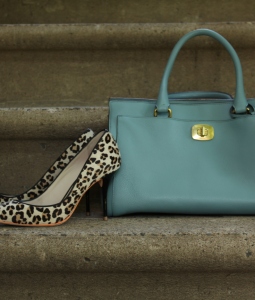 Leopard Shoes &amp; Pastel Bag, 3C Style